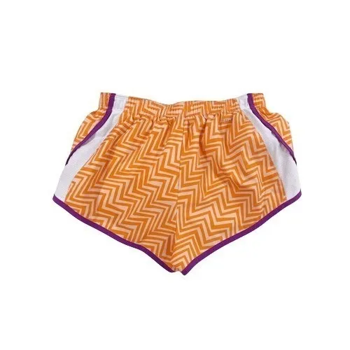 Nike Dri-Fit‎ Orange Chevron Zig Zag Print Running Shorts Size XS - Image 2
