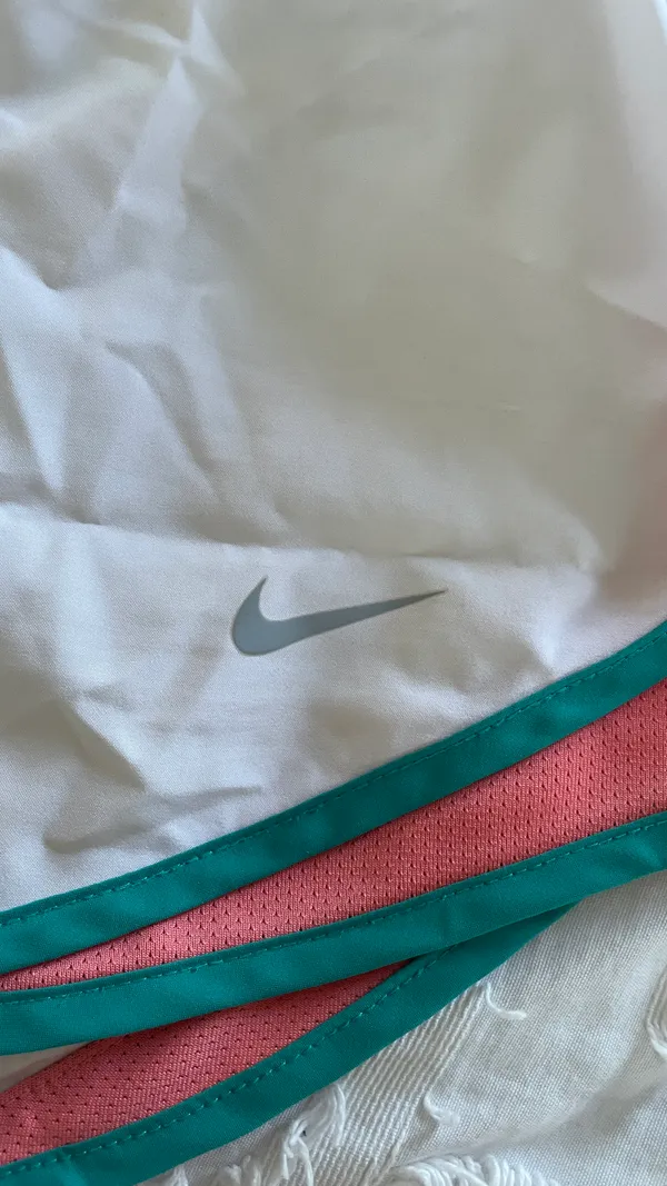 Nike White Dri-Fit Running Shorts - Image 2