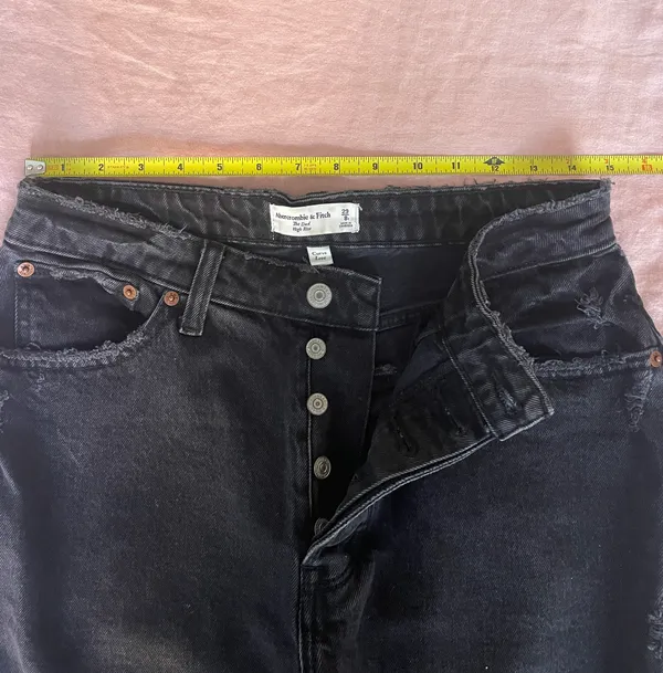 Abercrombie High Waisted Jeans - Image 5