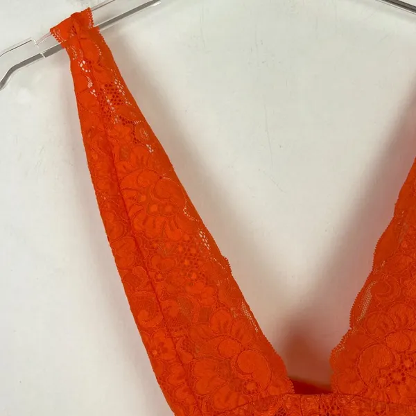 NWT We are HAH Comin' In HAHt Lace Bodysuit Burnt Orange Size XS NEW - Image 3