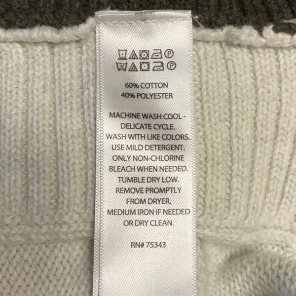Tahari Gray Crew Neck Sweater - Image 7
