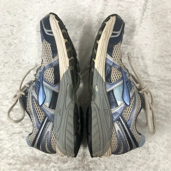 Brooks GTS 12 MOGO DNA Women’s Size 9.5 M Running Shoes Blue gray white - Image 9