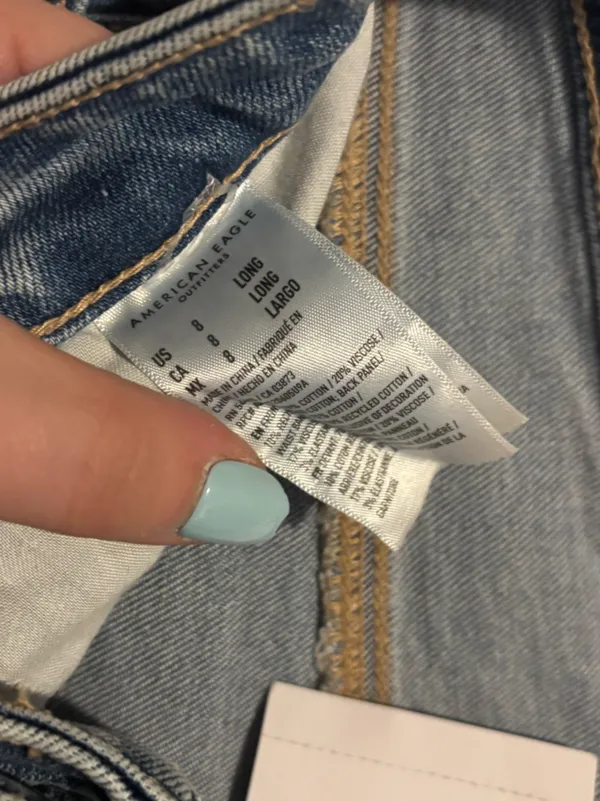 American Eagle Outfitters Mom Jeans - Medium Blue - Image 4