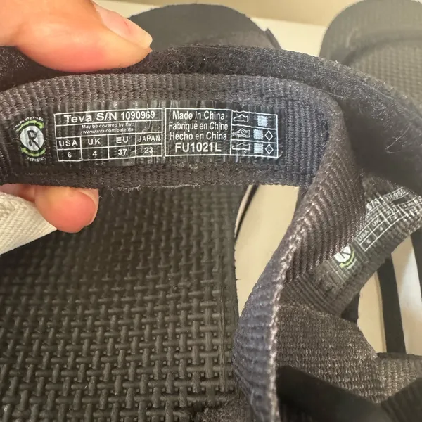 Teva Gray Strappy Sandals - Image 4