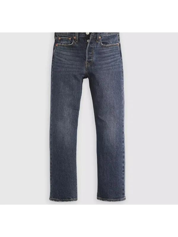 New Levi's Premium 30x30 Wedgie Straight Ankle Women's Jeans Indifferent Indigo - Image 5