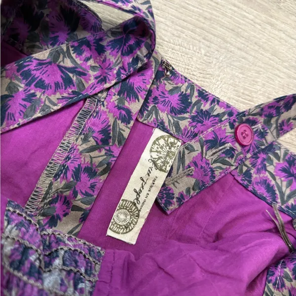 •Free People• Purple Floral Dress - Image 3