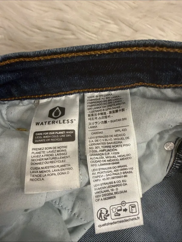 Levi’s Ribcage Bell denim jeans highest rise stretch 32 - Image 10