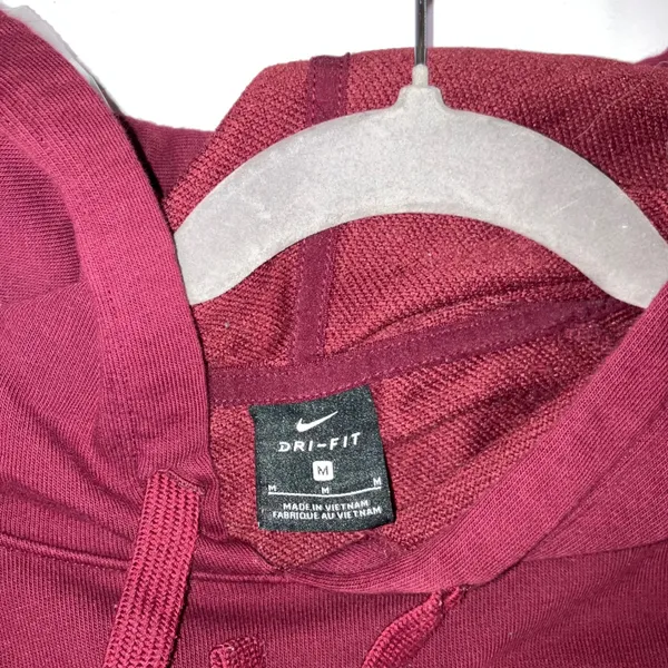 Nike Dri-FIT Hoodie‎ Women Medium Sparkle Logo Spell Out Swoosh Active Pullover - Image 10