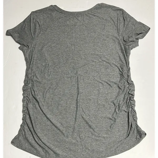 NWT Time and Tru Women's XL Gray "I've Got You Babe" Maternity Graphic Tee Shirt - Image 9