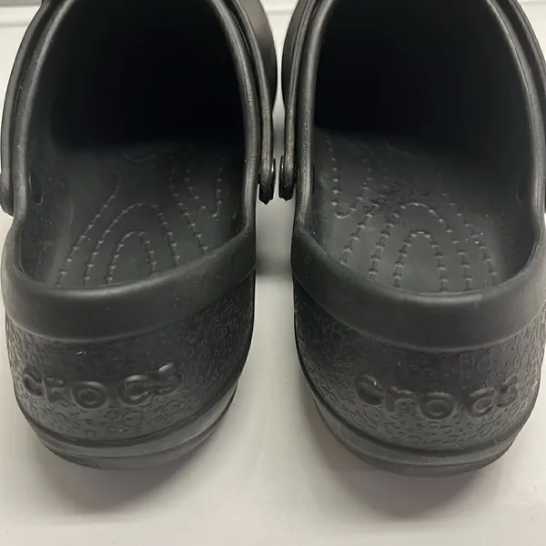 Crocs Black Mercy Slip On Slip Resistant Chef/Medical Work Shoes Women's Size 11 - Image 8