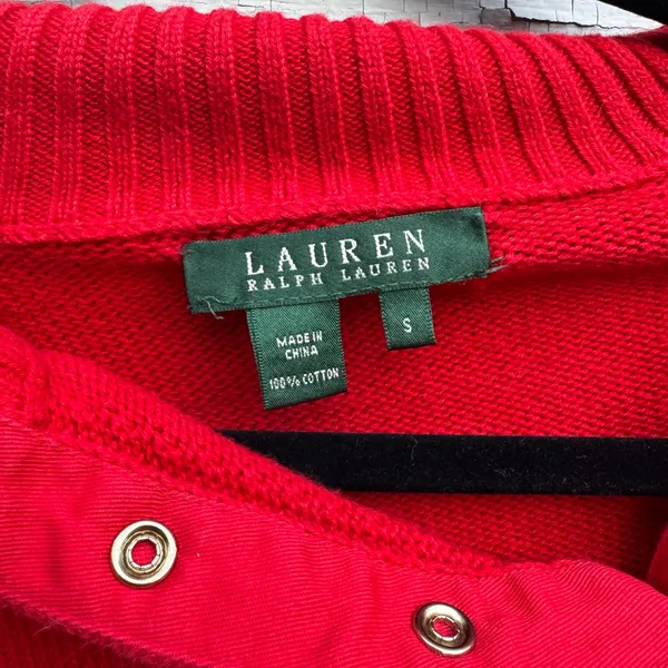 Ralph Lauren Vibrant Red Turtleneck Sweater - Image 2