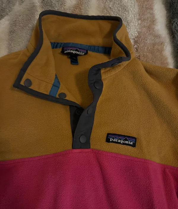Patagonia Colorblock Snap Fleece - Image 3
