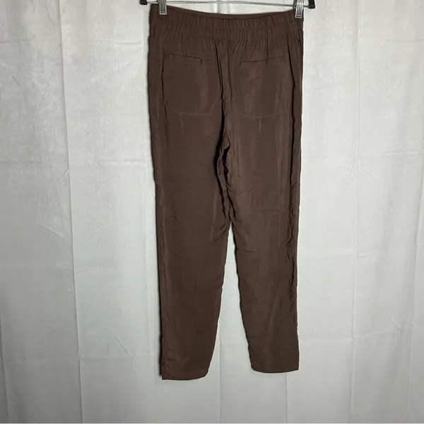 Free People Elastic Waist‎ Pull On Casual Relaxed Straight Leg Pants Size XS - Image 2