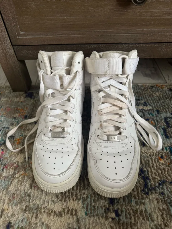 Nike Air Force 1 High-Top White - Image 9