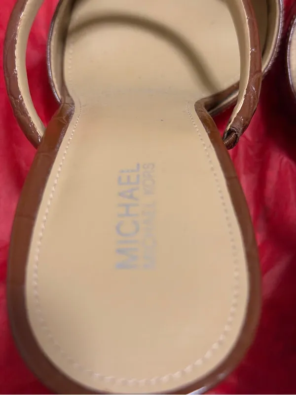 MICHAEL Michael Kors Brown Croc - Image 3
