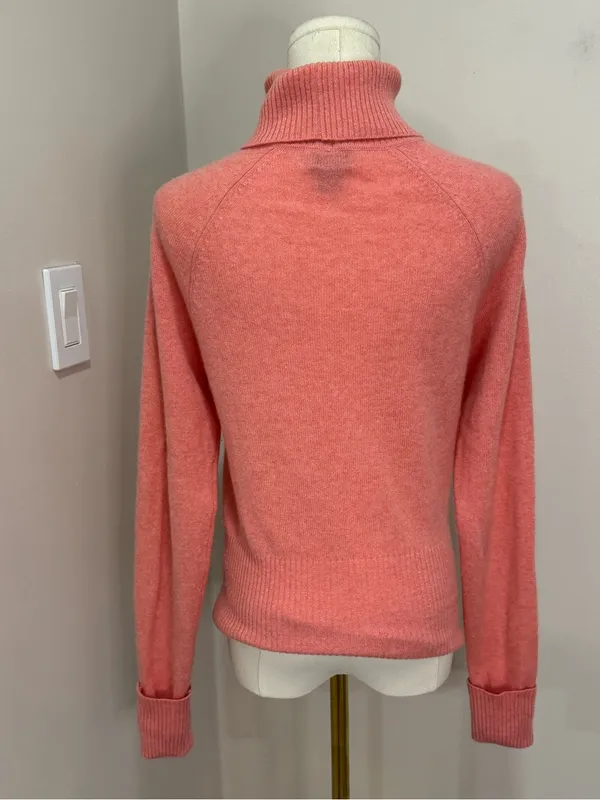 Halogen Pink 100% Cashmere Crewneck Sweater Medium - Image 4