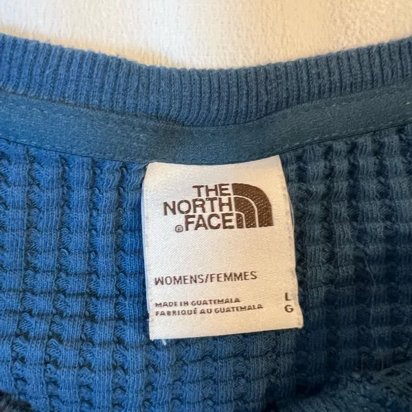 The North Face Teal Women's Knit‎ Top Size Large - Image 2