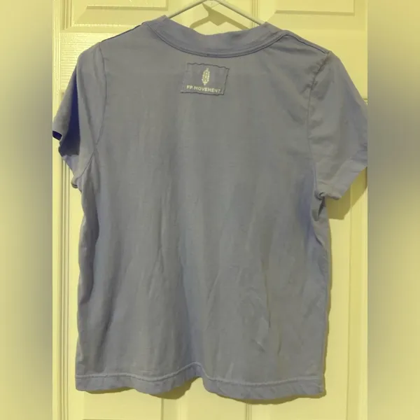 XS Free people movement lavender game time logo Tee - Image 6