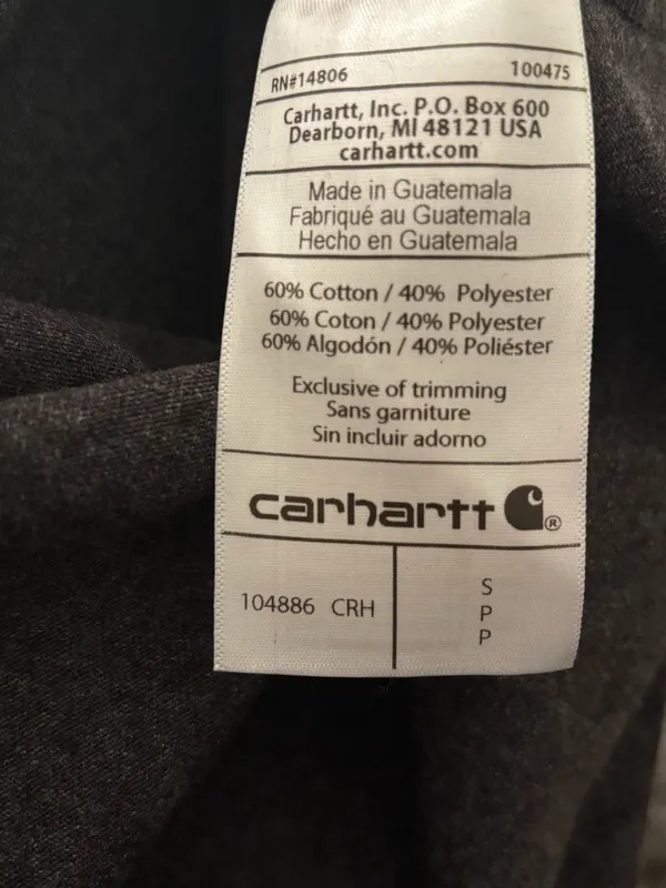 Carhartt Long Sleeve Small - Image 3