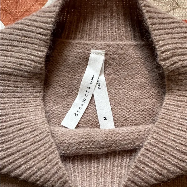 Dreamers Taupe Knit Sweater - Image 3