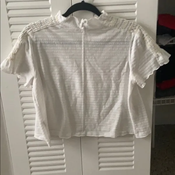 Free People Crop Blouse - Image 4