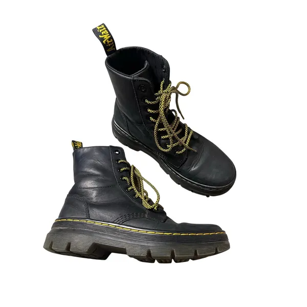 Dr. Martens Black Combs Leather Boots - Image 3