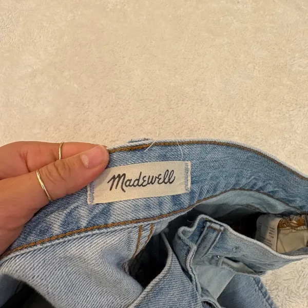 Madewell Women Perfect Summer Light WashJean 28 Cotton Casual Preppy School Soft - Image 6