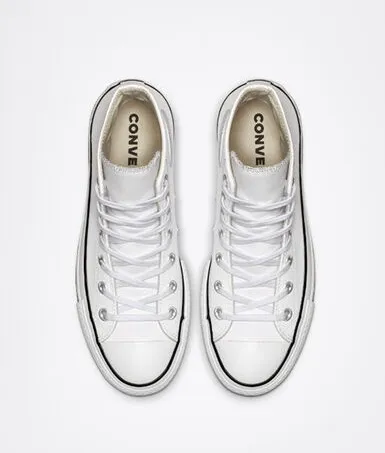 Chuck Taylor All Star High Top Platform Leather Sneaker - Image 7