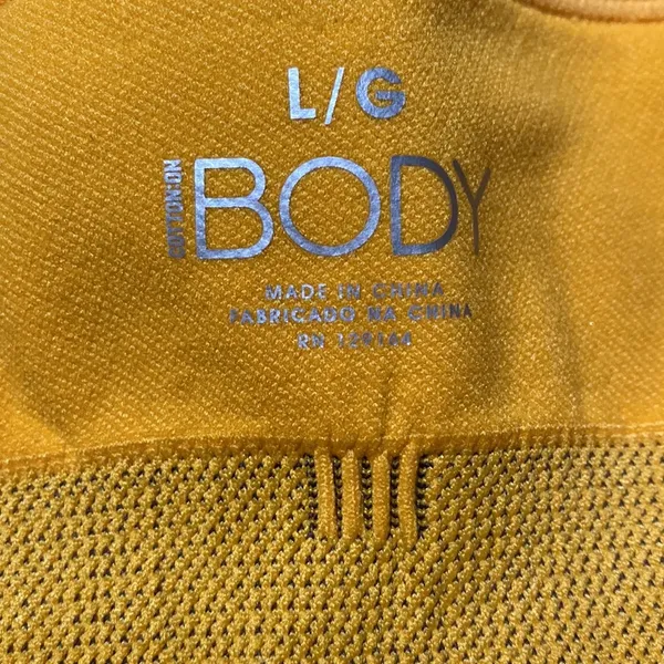 Cotton On NWT Citrus Color Seamless Bustier Crop Size L - Image 5