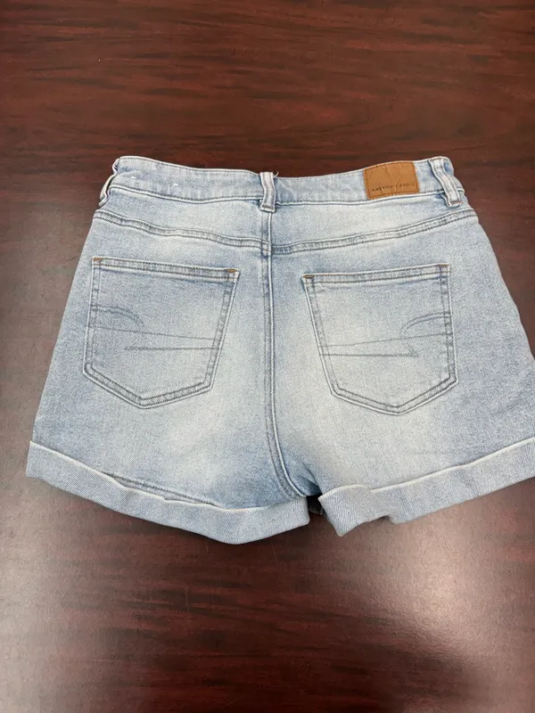 American Eagle Stretch Denim Mom Shorts Size 4 - Image 2