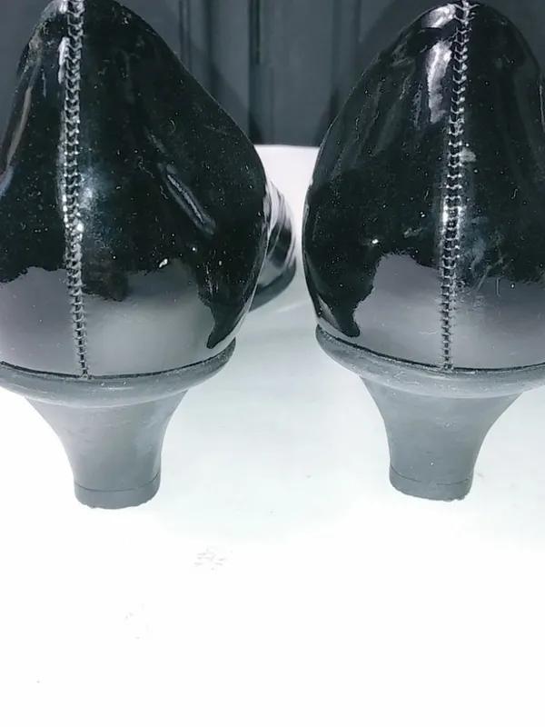 Nurture 8.5 Black Patent Leather Comfort Shoes Funeral - Image 5