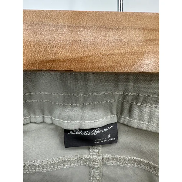 Eddie Bauer Pants Women‎ 8 Tan Khaki Nylon Blend Outdoors Hiking Lightweight - Image 6