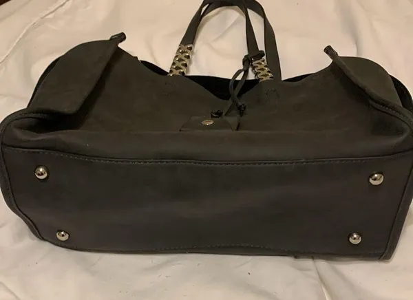 Black Buff Finish Ladies Computer Bag - Image 3