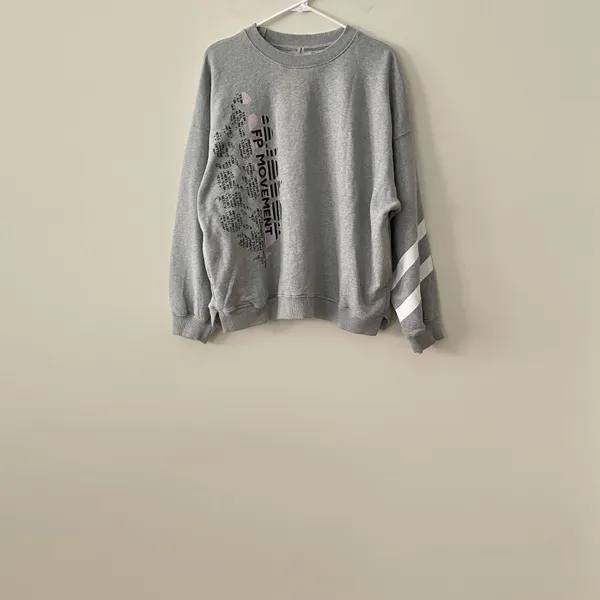 NWOT Free People Movement All Star Buti Logo Pullover - Image 5