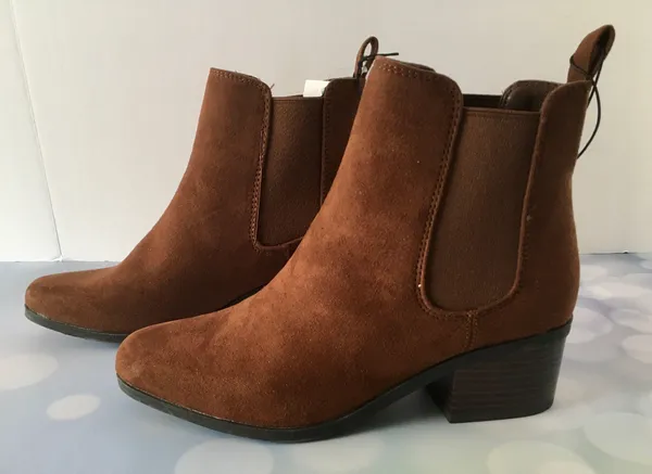 Brown Ankle Boots, Size 6 - Image 2