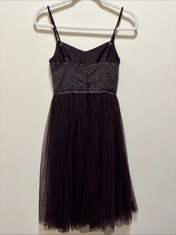 Needle & Thread Copellia Plum Dress - Image 4