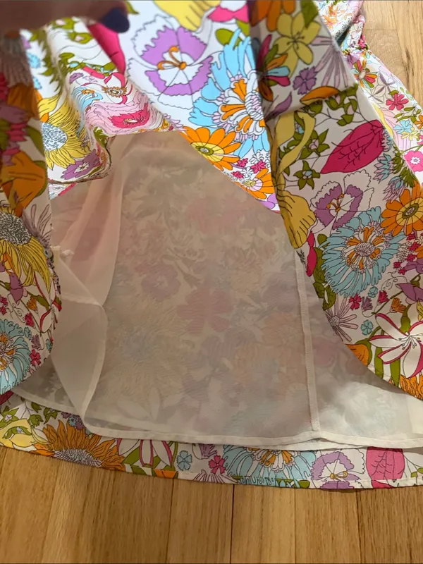 Liberty of London for Target Retro Floral Printed Halter Dress Sz S - Image 7