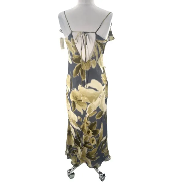 NWT By Anthropologie‎ Sleeveless Ruffled Maxi Dress Sz M - Image 4