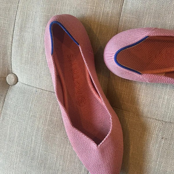 ROTHY'S The Point Retired Knit Upper Slip-on Pointed Flats Pink Size 7 - Image 10