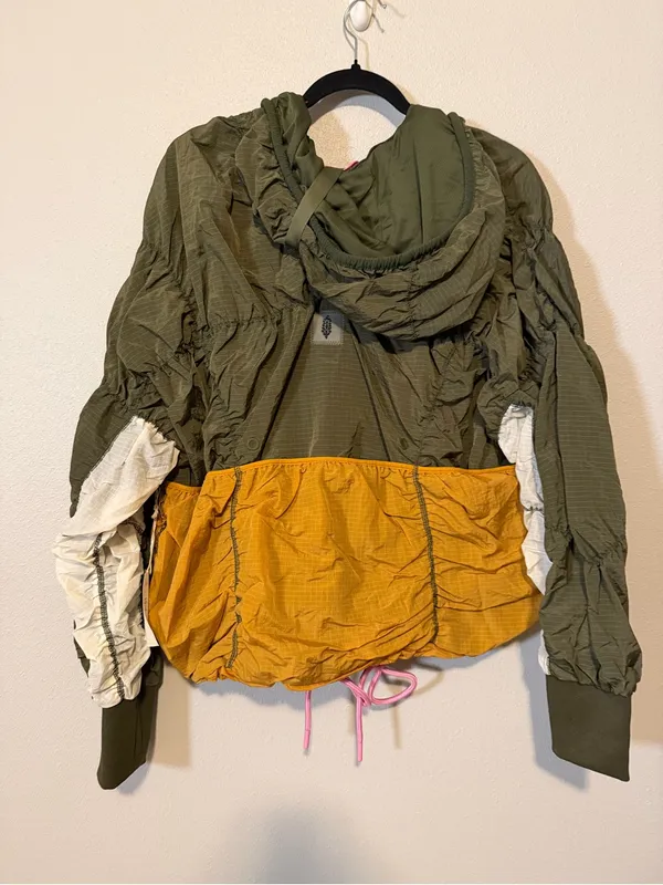 New Free people movement happy camper pullover jacket color block $148 - Image 5