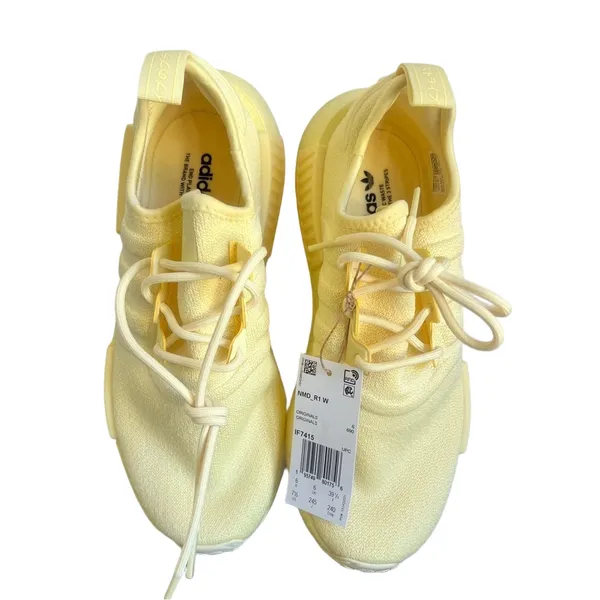 Adidas NEW Women's Originals NMD_R1 Almost Yellow Shoe Size 7.5 #783 - Image 7