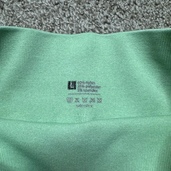 Workout biker short Green Size L - Image 2