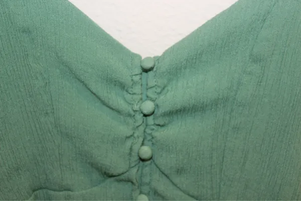 Green Summer Dress Size XS - Image 2