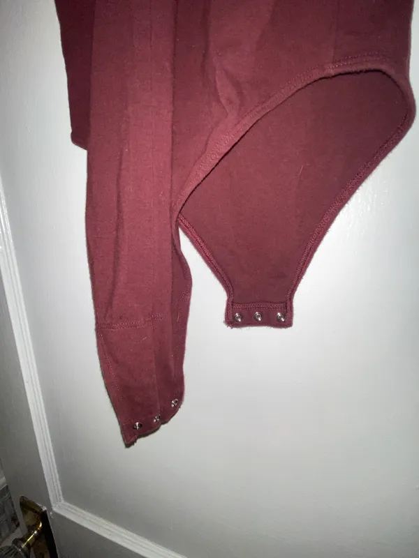 Abercrombie Maroon Bodysuit - Image 3