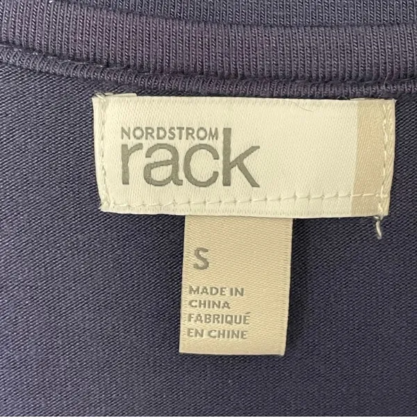 NWT Nordstrom Rack Tranquility Pajama Top in Navy Peacoat Buttons Size Small - Image 8