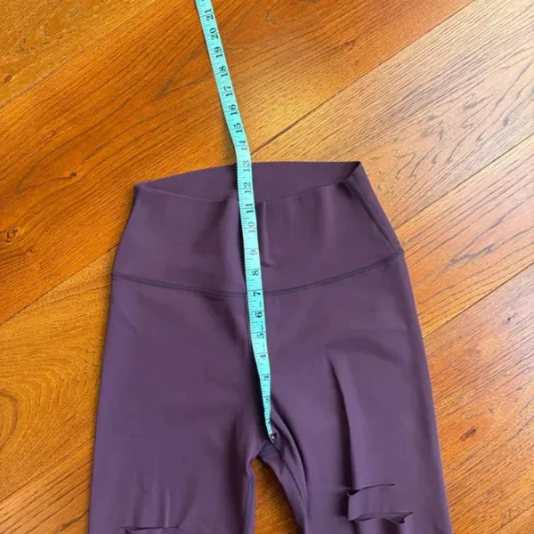 Alo Yoga high waisted ripped Warrior Leggings size M‎ - Image 10