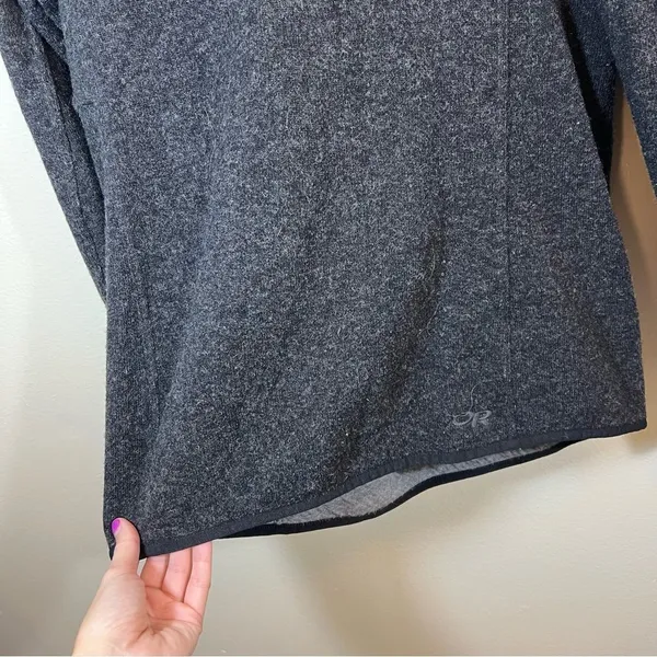 Outdoor Research Women’s Cyprus Hybrid Quarter Zip Small‎ Wool - Image 6