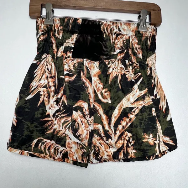 Free People Movement Women The Way Home Shorts Tropical Print Sz S Boho Running - Image 4