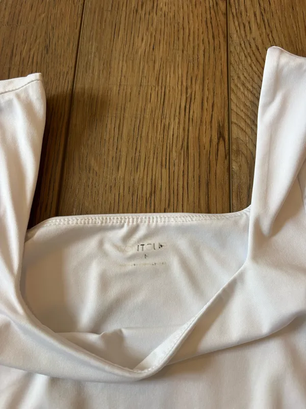 Long sleeve white bodysuit Size M - Image 3