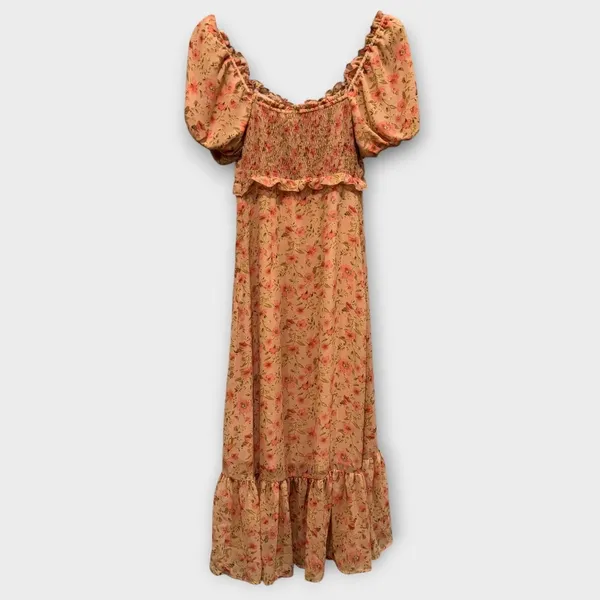 NWT Astr the Label Baloon Sleeve Midi Dress Size XS - Image 4